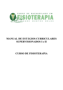 Manual do Estagiário - Fmb