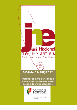 norma 01/jne/2012 - Direção