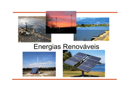 Aula 7: Energias renováveis