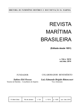 editorial - Revista Marítima Brasileira