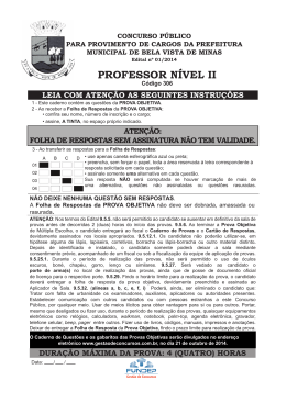PROFESSOR NÍVEL II