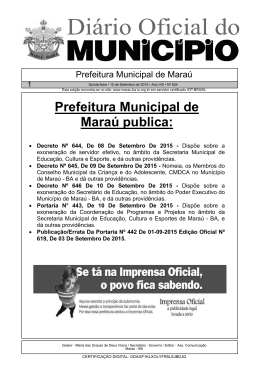 624 - Portal da Prefeitura Municipal de Maraú