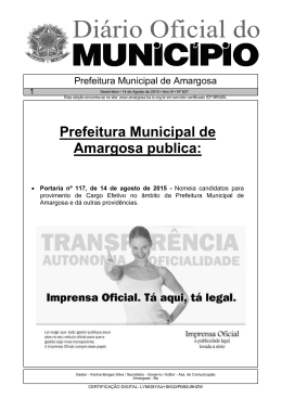 827 - Portal da Prefeitura Municipal de Amargosa