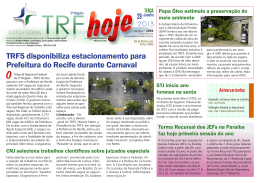 TRF5 disponibiliza estacionamento para Prefeitura do Recife