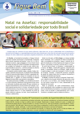 Natal na Assefaz: responsabilidade social e solidariedade por todo
