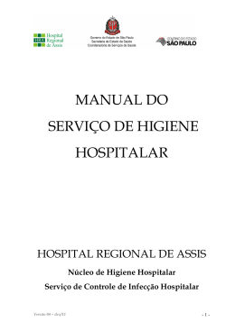Manual de Higiene Hospitalar versão dez-2012