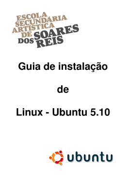 Guia de instalação de Linux Ubuntu 5.10
