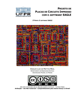 O software EAGLE - Engenharia Elétrica da UFPR