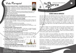 Nº107 - 10-05-2015 - Paróquia de São Pedro de Barcarena
