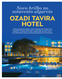 Viagens & Resorts - Ozadi Tavira Hotel