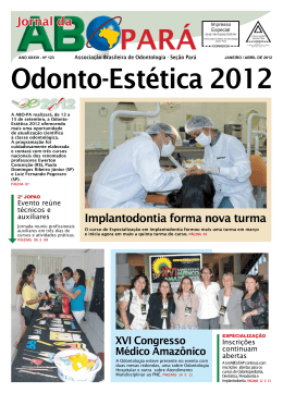 Jornal da - Associação Brasileira de Odontologia
