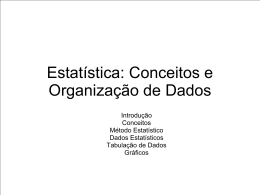 Estatística: Conceitos e Organização de Dados - Wiki do IF-SC