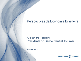 Perspectivas da Economia Brasileira