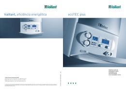 Catálogo Caldeiras ecoTEC plus Tamanho 3,03 MB