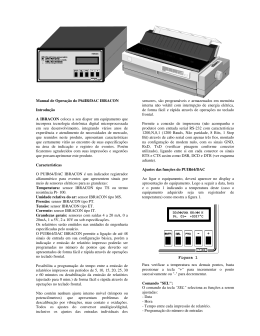 Manual de Operação do P64IR/DAC IBRACON Introdução A