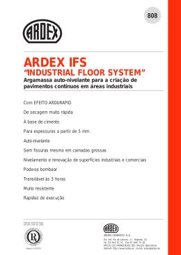 ardex ifs “industrial floor system”