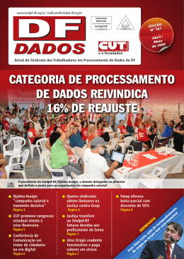 CATEGORIA DE PROCESSAMENTO DE DADOS - Sindpd-df