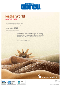 Leatherworld 2015 - Messe Frankfurt Portugal