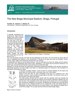 The New Braga Municipal Stadium, Braga, Portugal