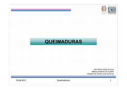 QUEIMADURAS - Portal da Codificação Clínica e dos GDH
