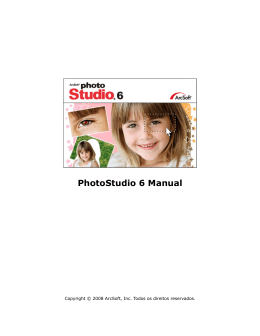 PhotoStudio 6 Manual