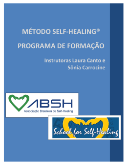 MÉTODO SELF-HEALING® PROGRAMA DE FORMAÇÃO