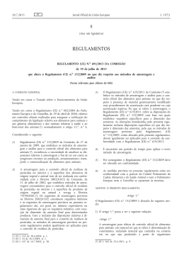 Regulamento (UE) n.o 691/2013 da Comissão, de 19 de