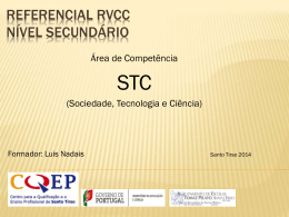 Referencial RVCC - CQEP de Santo Tirso