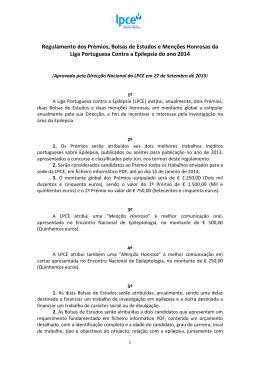 Regulamento Prémios Bolsas e Menções Honrosas LPCE 2014