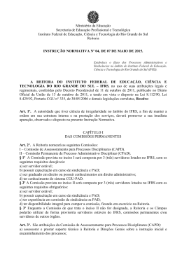 Instrução Normativa nº 4, de 7 de maio de 2015