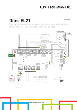 Ditec EL21 - DITEC ENTREMATIC