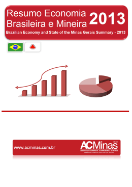 Resumo Economia Brasileira e Mineira 2013