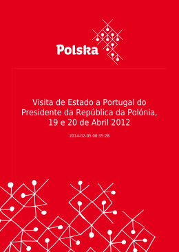 Visita de Estado a Portugal do Presidente da República da Polónia