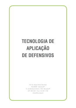 TECNOLOGIA DE APLICAÇÃO DE DEFENSIVOS - 2,4-D