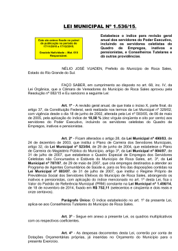 arquivo - Prefeitura Municipal de Roca Sales