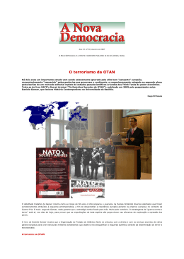 O terrorismo da OTAN Brasil Interview August 2007