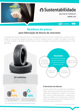 Sustentabilidade - Resíduos de pneus