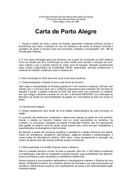 Carta de Porto Alegre
