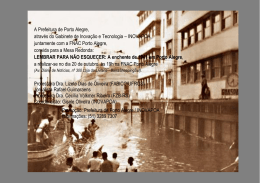 Lembrar para não esquecer: a enchente de 1941 em Porto Alegre