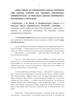 linhas gerais da organização judicial espanhola com especial