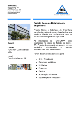 Brasil Projeto Básico e Detalhado de Engenharia