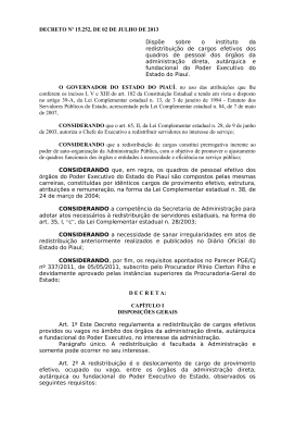 Decreto nº 15.252, de 02 de julho de 2013