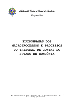 Tribunal de Contas do Estado de Rondônia Corregedoria - TCE-RO