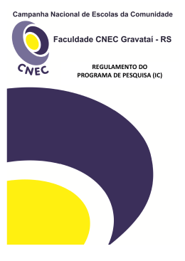 ic - Faculdade CNEC Gravataí