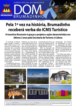 Pela 1ª vez na história, Brumadinho receberá verba do ICMS Turístico