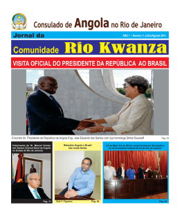 Jornal da Comunidade - Consulado Geral | República de Angola no