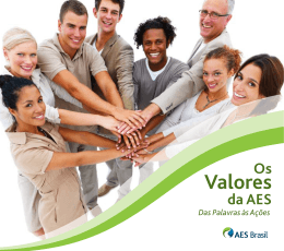 Valores - AES Brasil