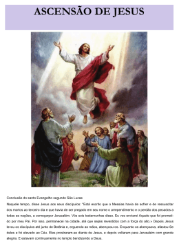 ASCENSÃO DE JESUS - Paróquia de Rio Tinto