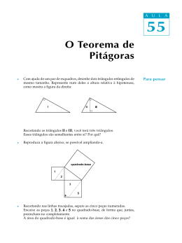 55. O teorema de Pitágoras