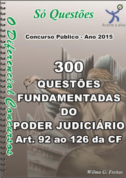 Poder Judiciário - Arts. 92 ao 126